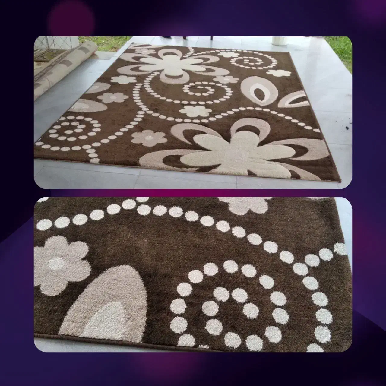 دو تا فرش۶ متری فانتزی با هم ۲۵۰۰۰۰۰هزارتومان|فرش|شاندرمن, |دیوار