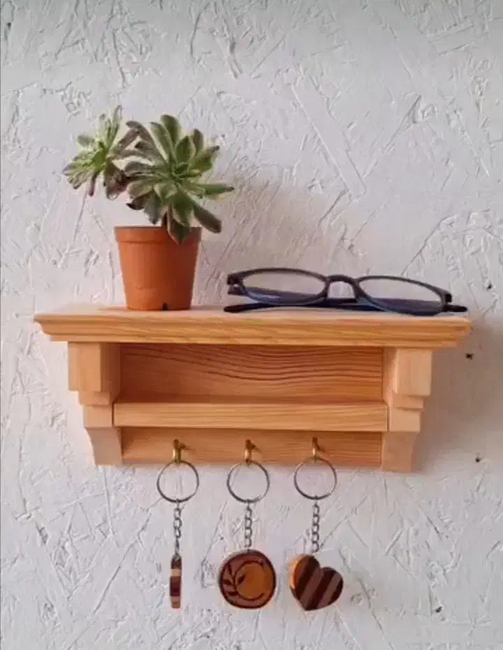 جاکلیدی دیواری|کتابخانه، شلف، قفسه‌های دیواری|گرگان, |دیوار