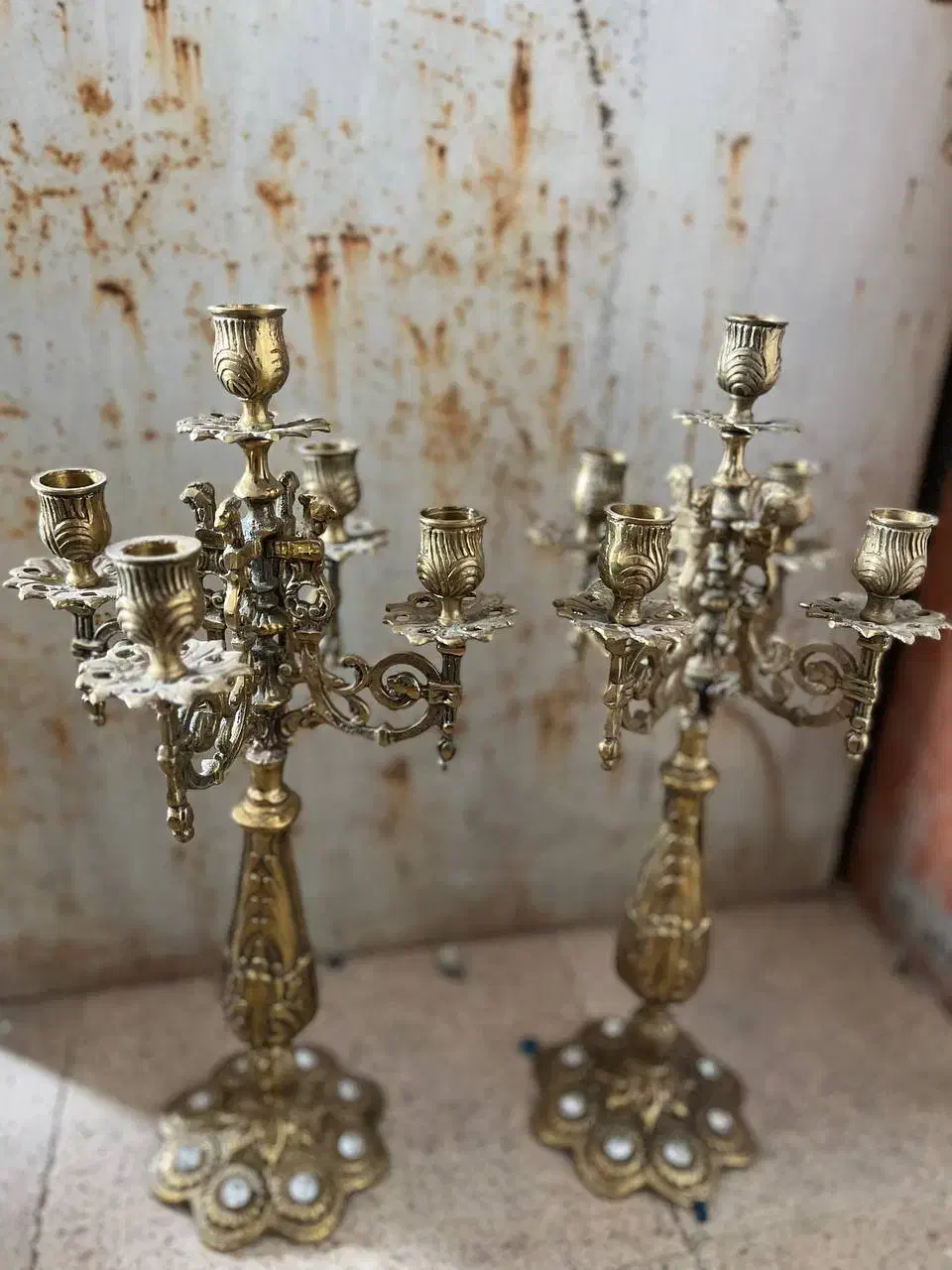 شمعدانی برنج|لوستر و چراغ آویز|ری, عباسآباد|دیوار