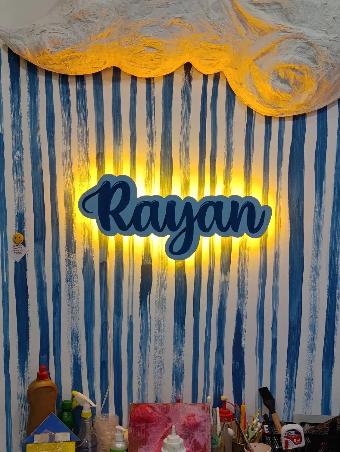 تابلو اسم و لوگو|تابلو، نقاشی، عکس|اسلامشهر, شهرک واوان|دیوار