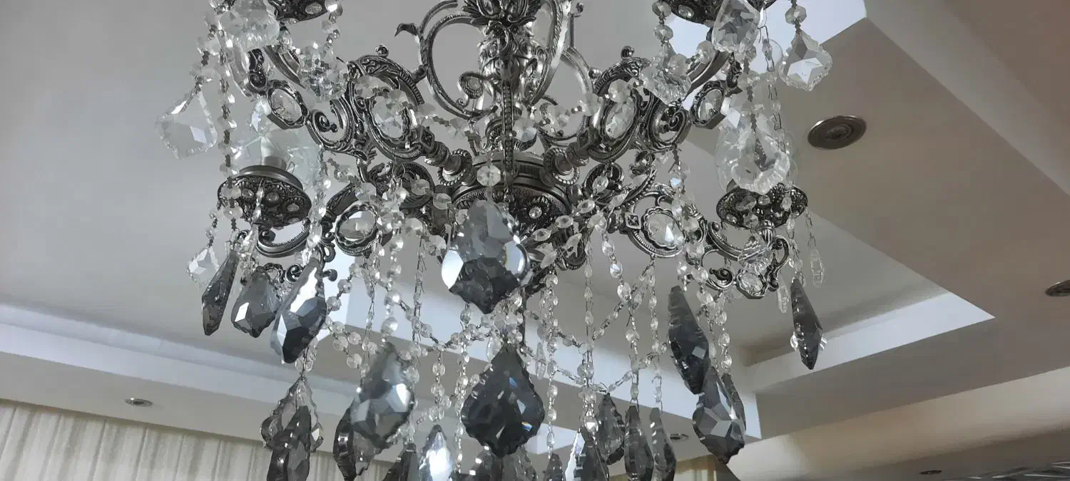 دو عدد لوستر|لوستر و چراغ آویز|محلات, |دیوار