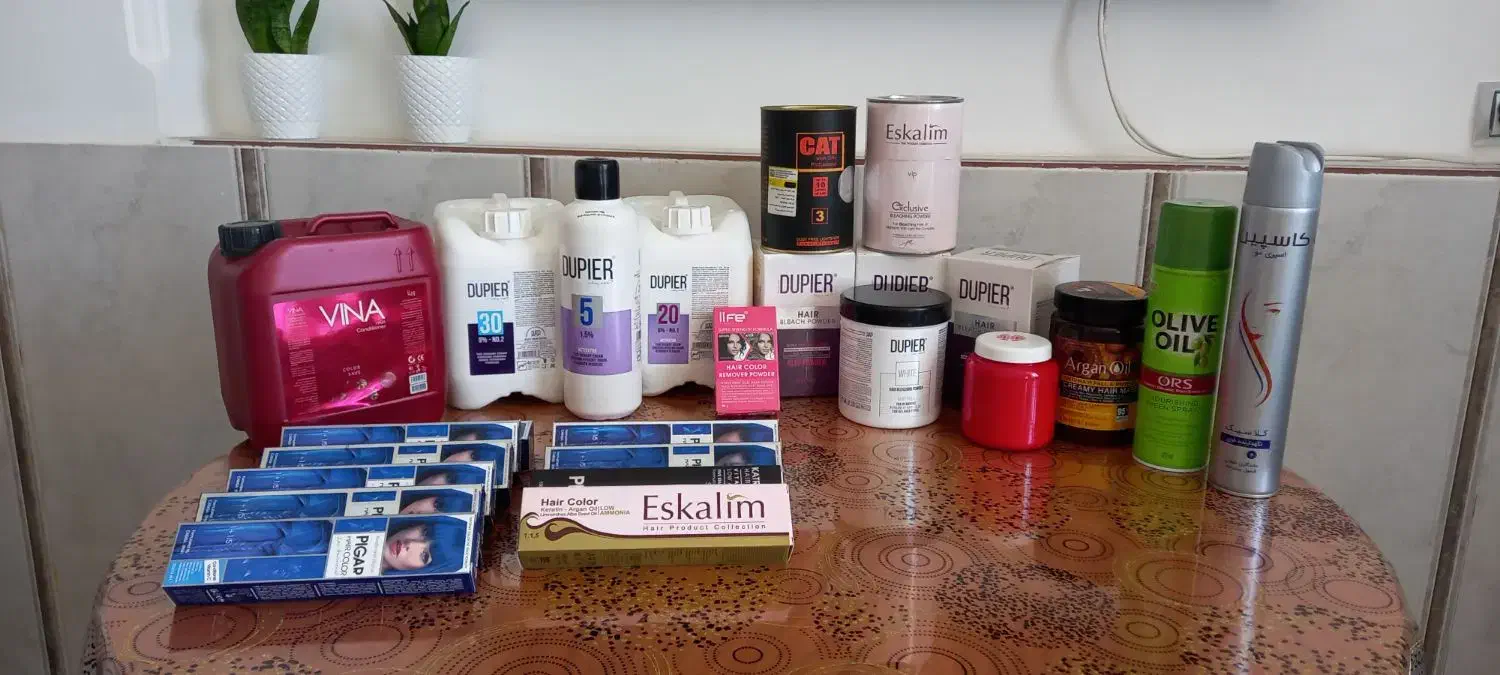 فروش وسایل رنگ و مش و شنیون|آرایشی، بهداشتی، درمانی|فیروزآباد (فارس), |دیوار