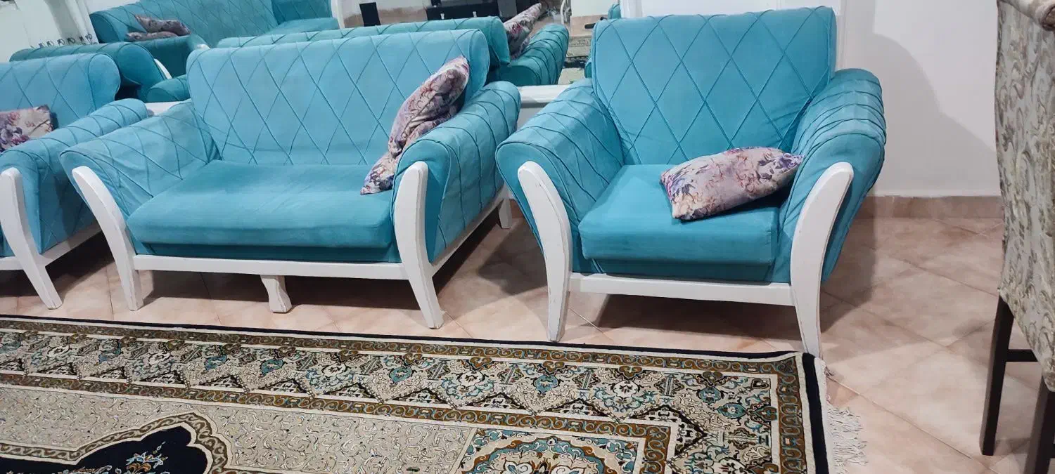 مبل ۷ نفره|مبلمان خانگی و میز عسلی|تهران, نظامی گنجوی (توانیر)|دیوار