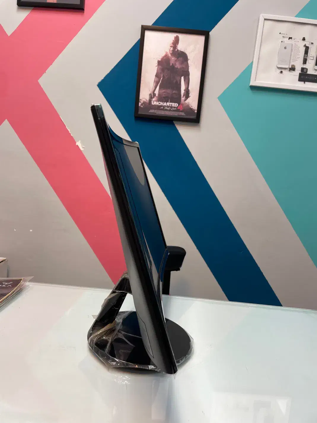 مانیتور خمیده سامسونگ ۲۴ اینچ ۷۵ هرتز|قطعات و لوازم جانبی رایانه|بجنورد, |دیوار