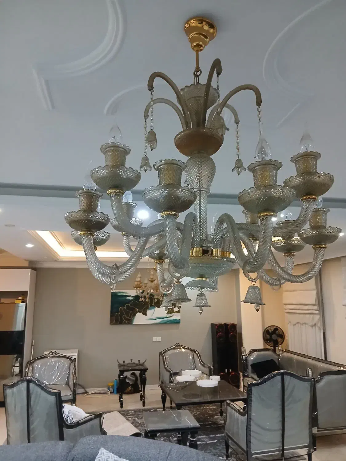 لوستر باراکات  ۱۴ شاخه|لوستر و چراغ آویز|تهران, دریان‌نو|دیوار