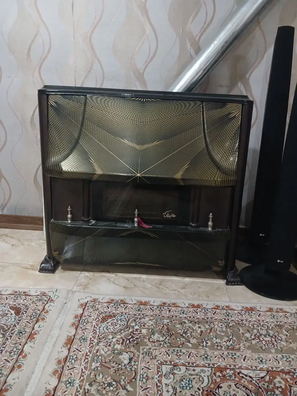 بخاری طرح شومینه|بخاری، هیتر، شومینه|محمدیه-قزوین, |دیوار