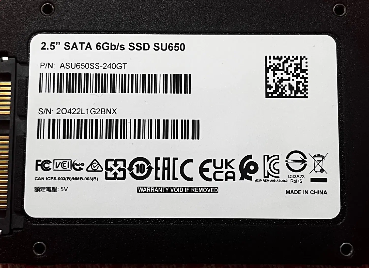 فروش ADATA SU650 240GB SSD|قطعات و لوازم جانبی رایانه|سمنان, |دیوار