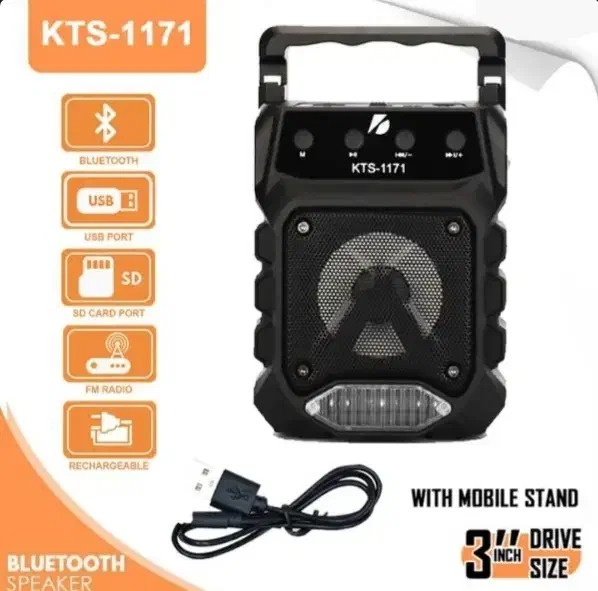 اسپیکر بلوتوثی KTS1171|پخشکننده همراه|قم, صفائیه|دیوار