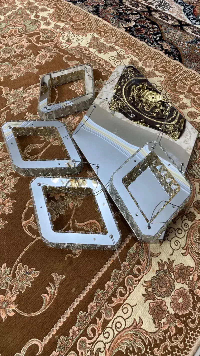 لوستر کریستالی|لوستر و چراغ آویز|ماهدشت, |دیوار