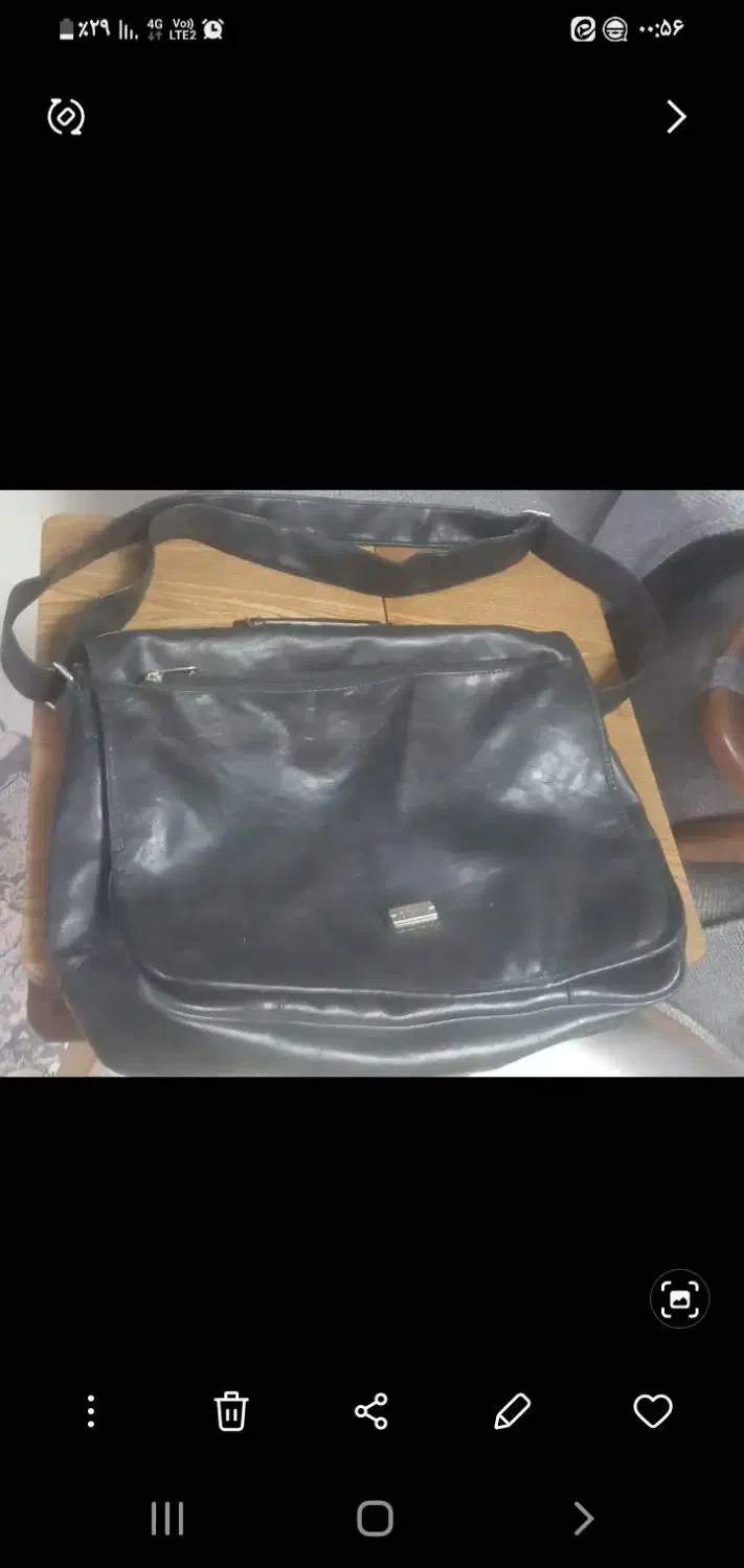 کیف چرم بزرگ مدارک|کیف، کفش، کمربند|مشهد, نیروی هوایی|دیوار