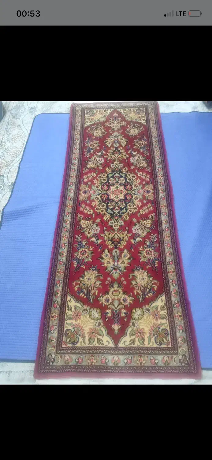 کناره دستباف ۲متری نو|فرش|مشهد, جاهد شهر|دیوار