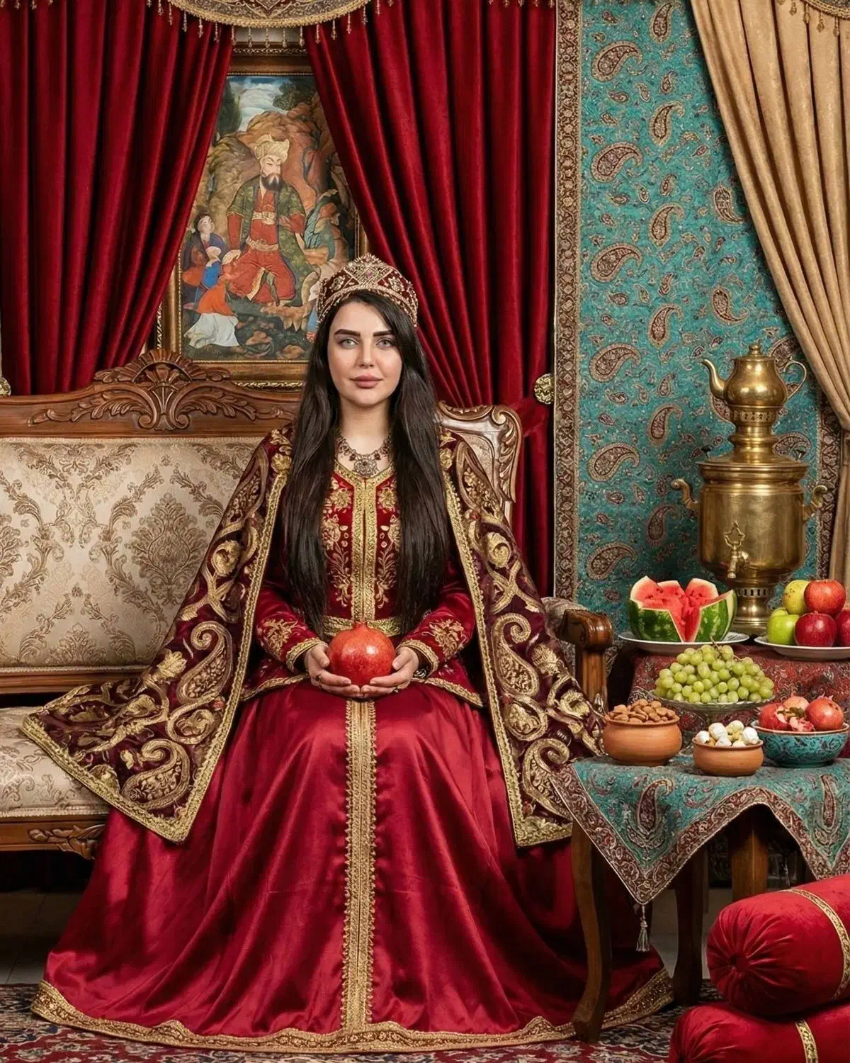 تولید عکس با هوش مصنوعی|تابلو، نقاشی، عکس|تهران, راه آهن|دیوار