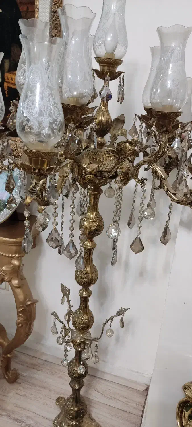 آباژور بزرگ کنار سالنی ۱۱شاخه|چراغ خواب و آباژور|ارومیه, |دیوار