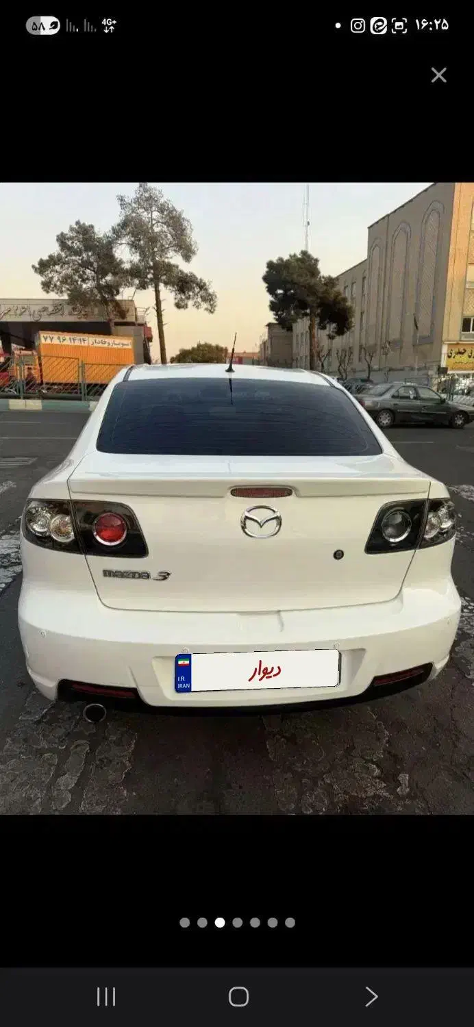 مزدا۳سفیدتیپ۳ مدل۱۳۸۷|خودرو سواری و وانت|بستان آباد, |دیوار