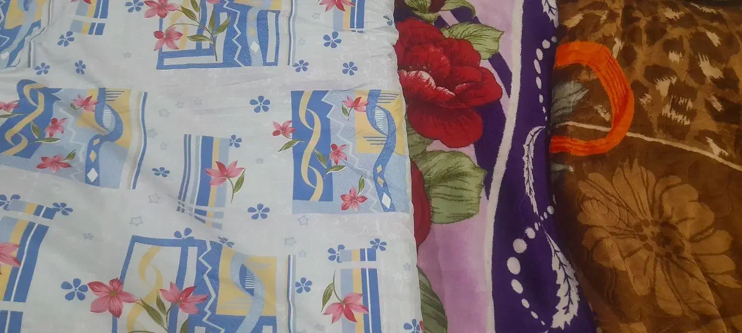 ۲ عدد پتو گلباف رویال اصل و یک تشک ۳ماهه دوخته شده|رختخواب، بالش، پتو|اندیمشک, |دیوار