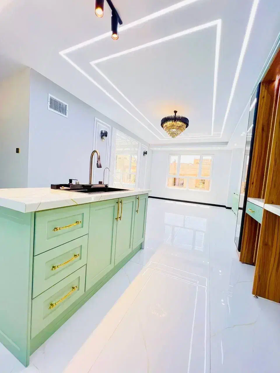 ۶۰متر+تلفیق از نور و زیبایی+تالار نور+سندعرصه عیان|فروش آپارتمان|اندیشه, اندیشه فاز ۱|دیوار