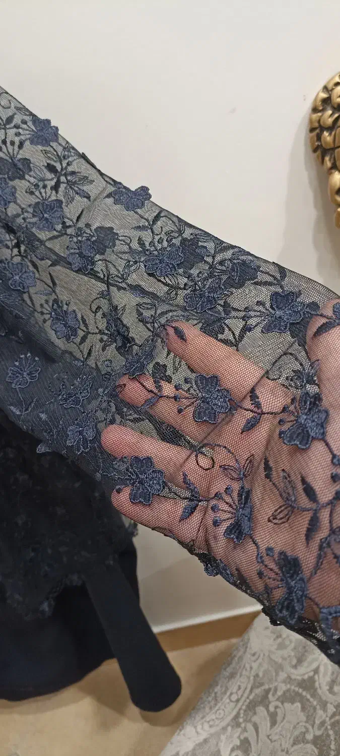 کت گیپور با سارافون سایز بزرگ سرمه ای|لباس|تهران, حر|دیوار