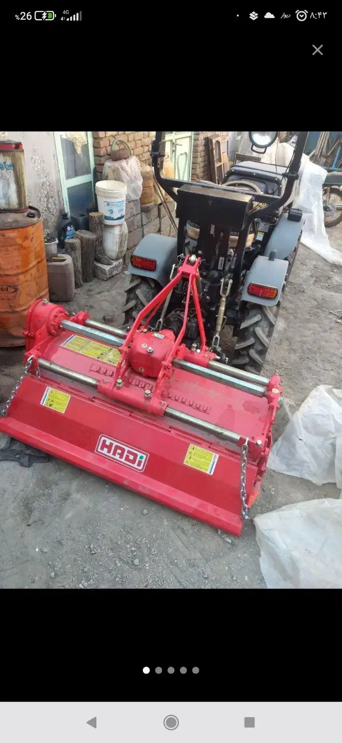 خدمات شخم زنی روتیوا تور با تراکتور کمرشکن|خدمات باغبانی و درختکاری|نوشین شهر, |دیوار