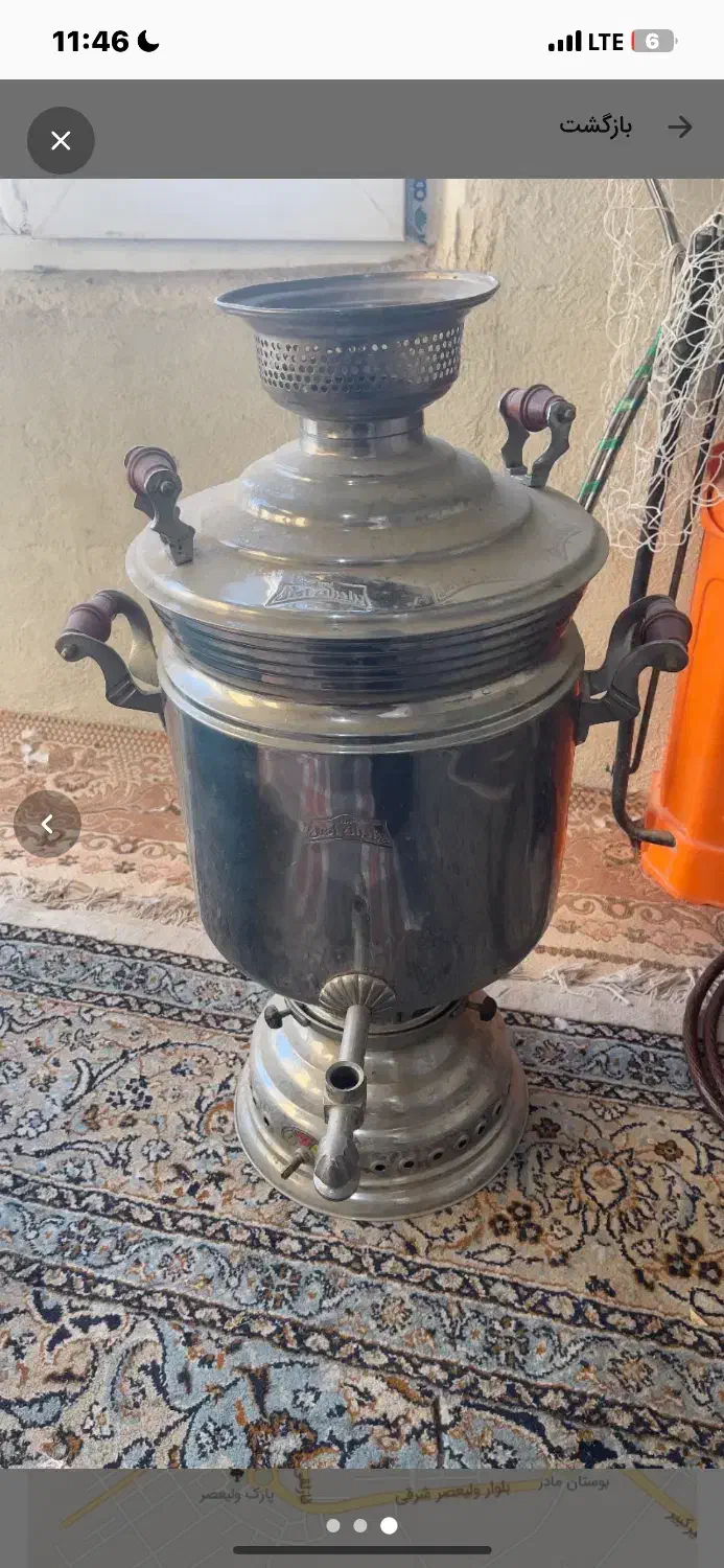 سماور استیل ۲۰لیتری|سماور، چای‌ساز، قهوه‌ساز|چهارباغ, |دیوار