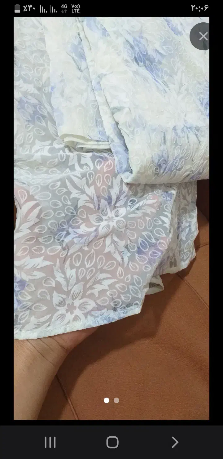 چادر عروس حریرو گل مخملی|لباس|شیروان (خراسان), |دیوار