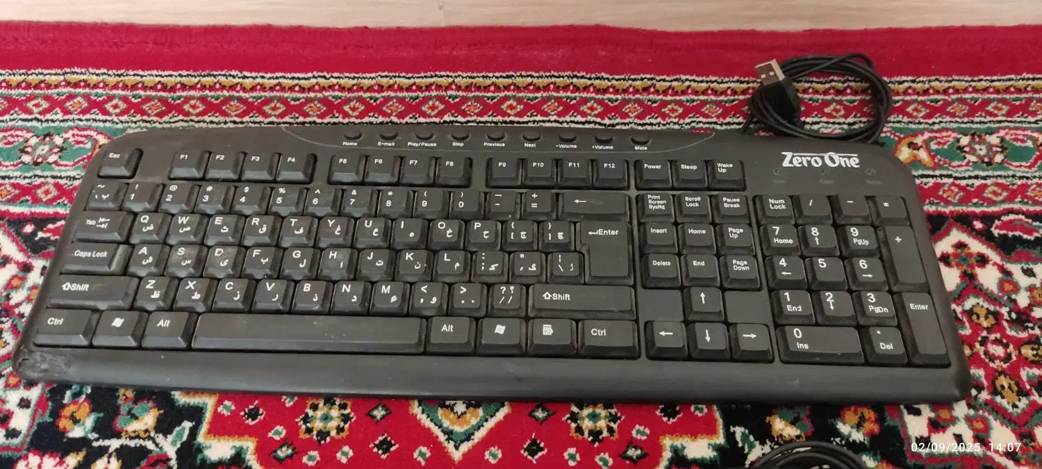 موس و کیبورد کاملا سالم و با کیفیت|قطعات و لوازم جانبی رایانه|شهرکرد, |دیوار