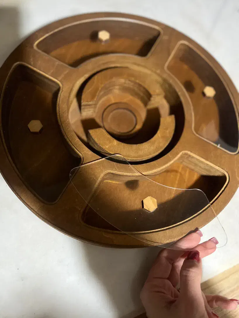 ظرف چوبی مخصوص تنقلات و ..|ظروف سرو و پذیرایی|کرج, شهرک پردیسان|دیوار