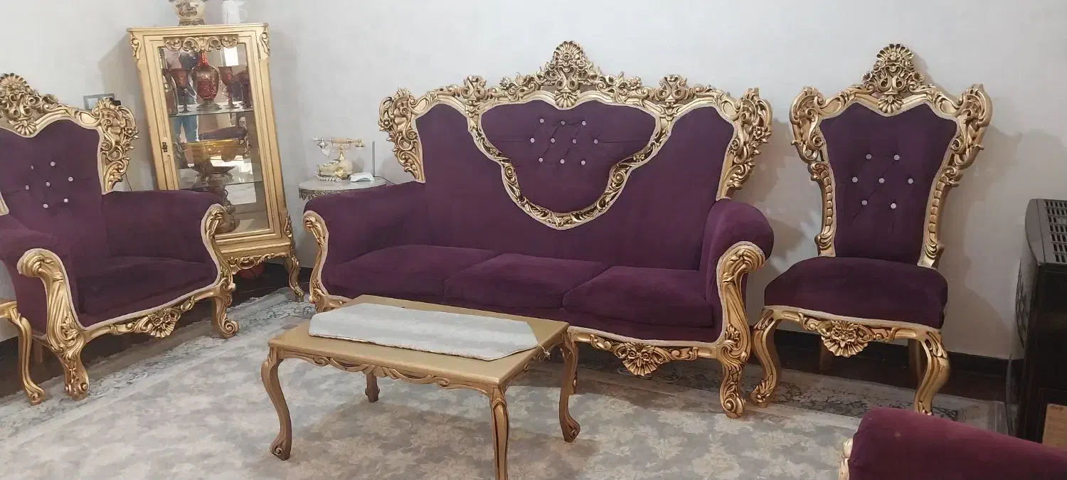 مبل سلطنتی|مبلمان خانگی و میز عسلی|قزوین, |دیوار