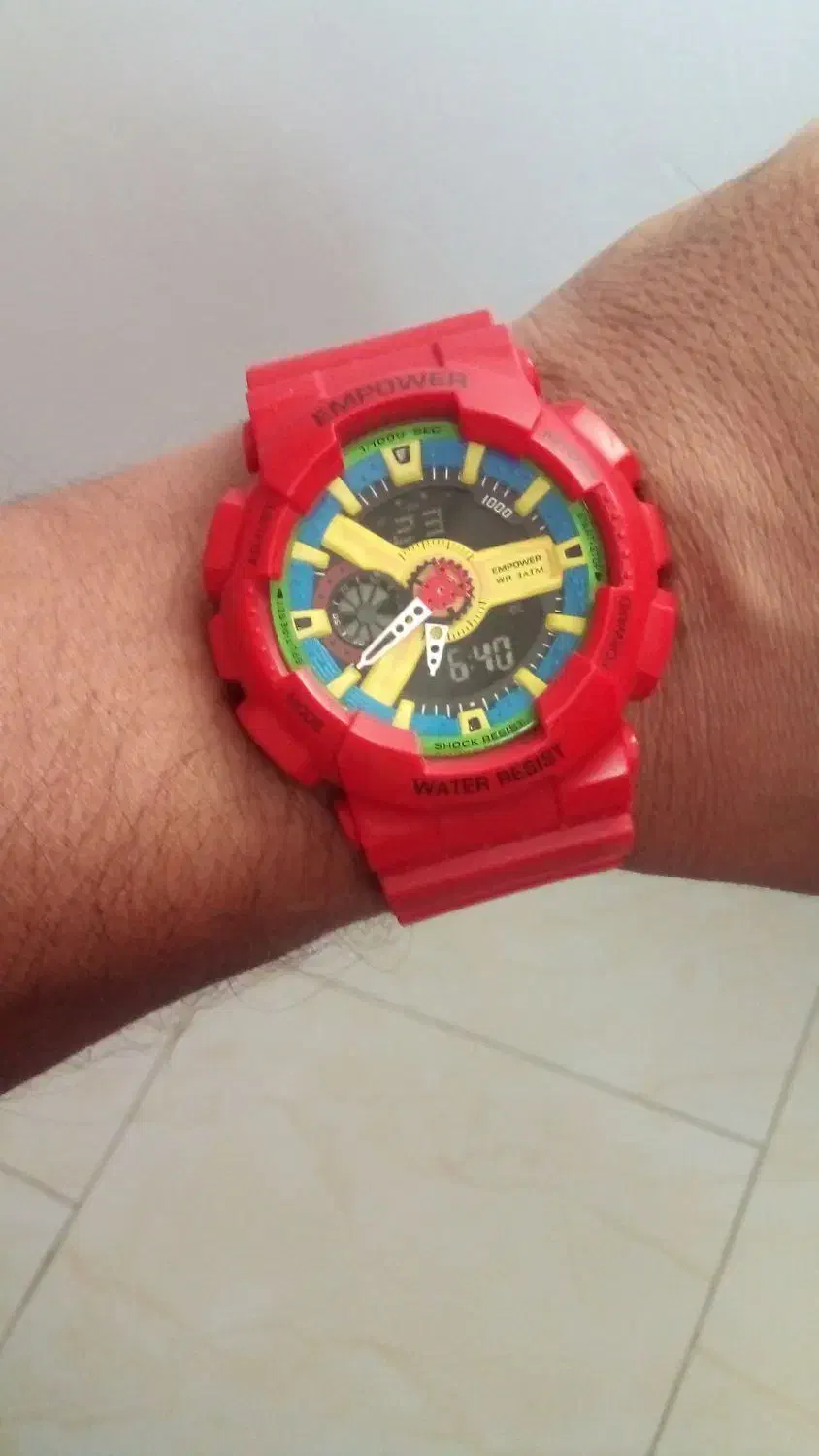 ساعت جی شاک قرمز|ساعت|چالوس, |دیوار