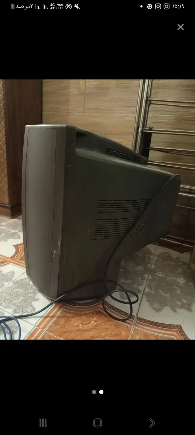 تلویزیون ۲۱اینچ شهاب|تلویزیون و پروژکتور|کازرون, |دیوار