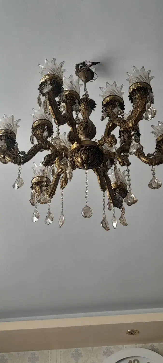 لوستر برنز|لوستر و چراغ آویز|سهند, |دیوار