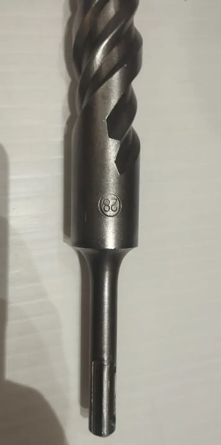 مته فولادی ۲۸میل، چهار الماسه چهار شیاره،۴۶ سانت|ابزارآلات|اردبیل, |دیوار