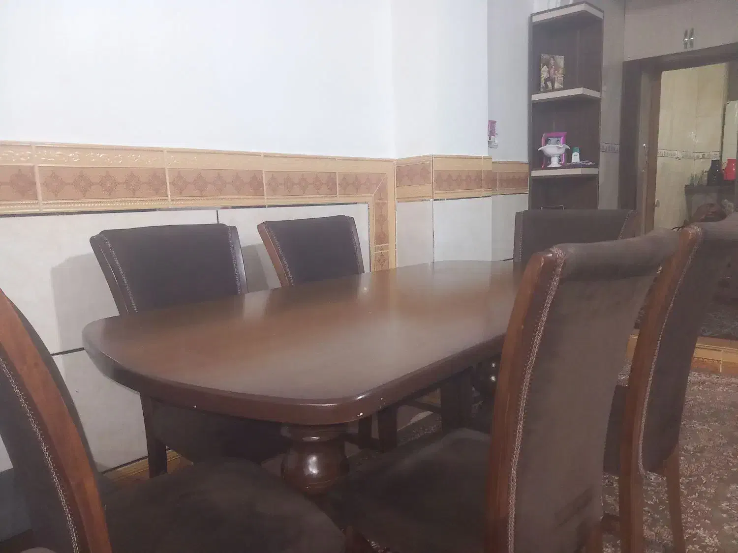 میز غذاخوری شش نفره|میز و صندلی غذاخوری|گنبد کاووس, |دیوار