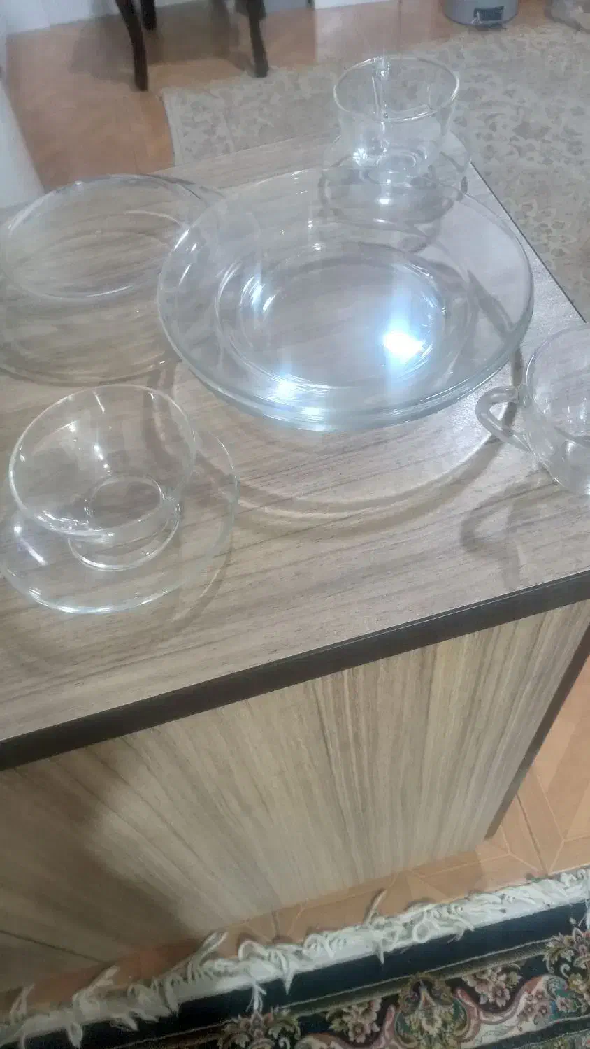 بشقاب فرانسوی اصل دور بشقاب حک شده همشون|ظروف سرو و پذیرایی|تهران, بوستان سرخه حصار|دیوار