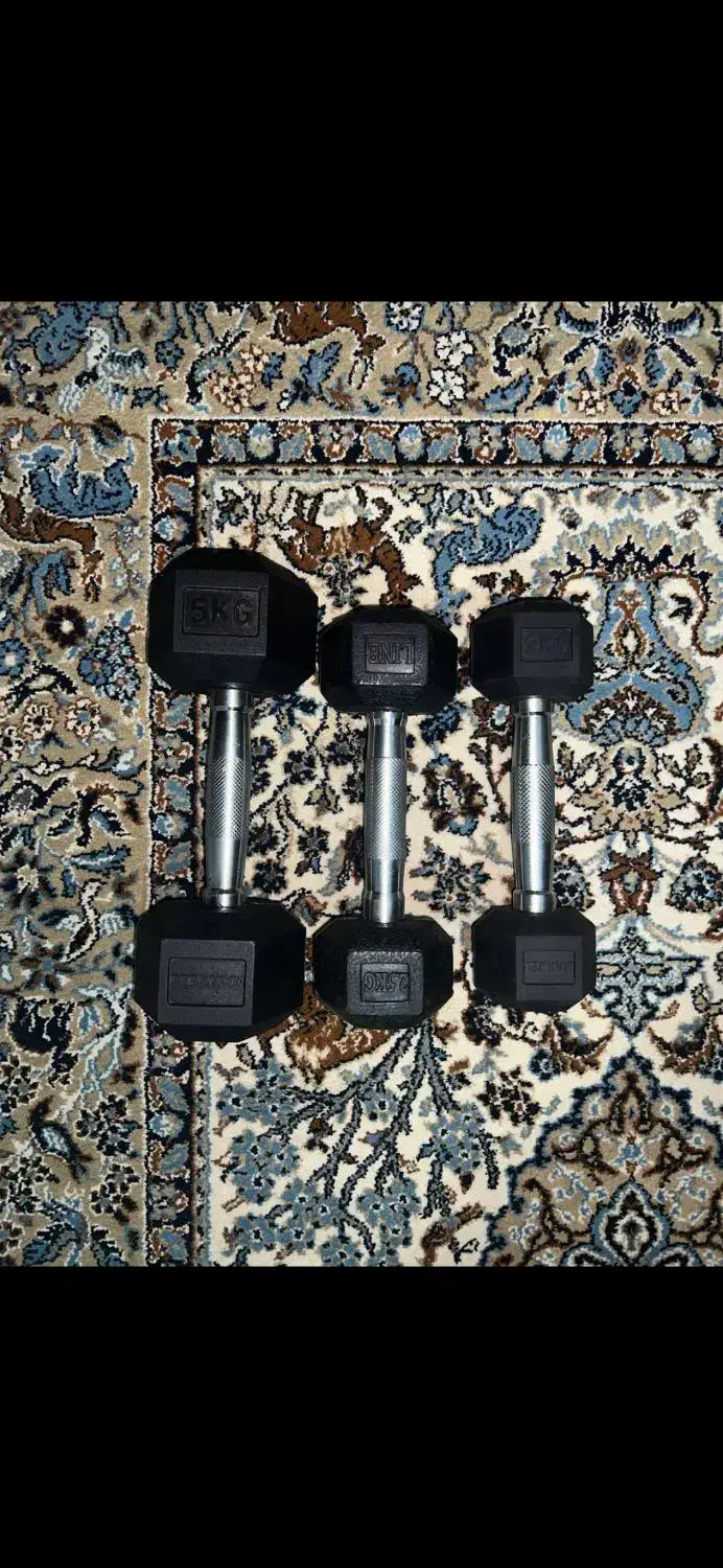 دمبل شش ضلعی زیر قیمت بازار|تجهیزات ورزشی|تهران, هاشمی|دیوار