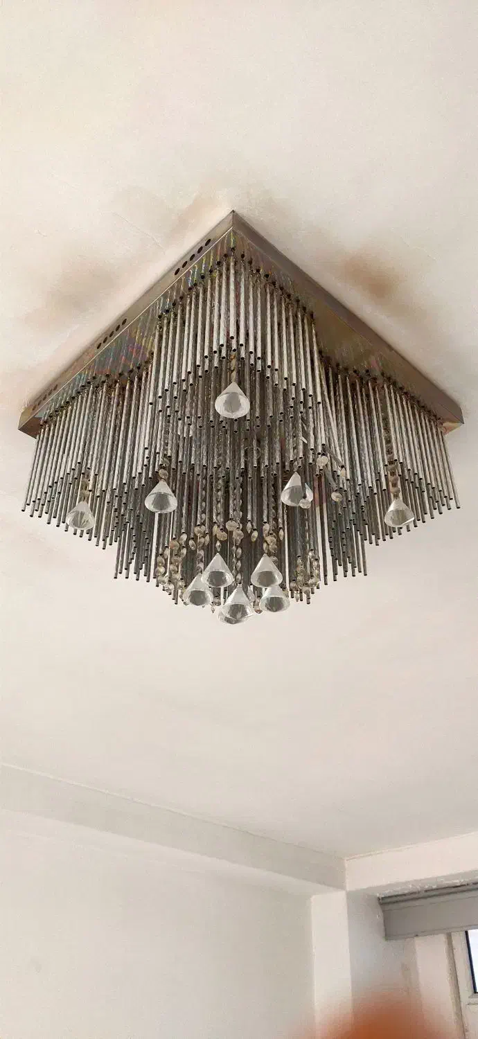 لوستر مدرن هندسی|لوستر و چراغ آویز|بندرعباس, |دیوار