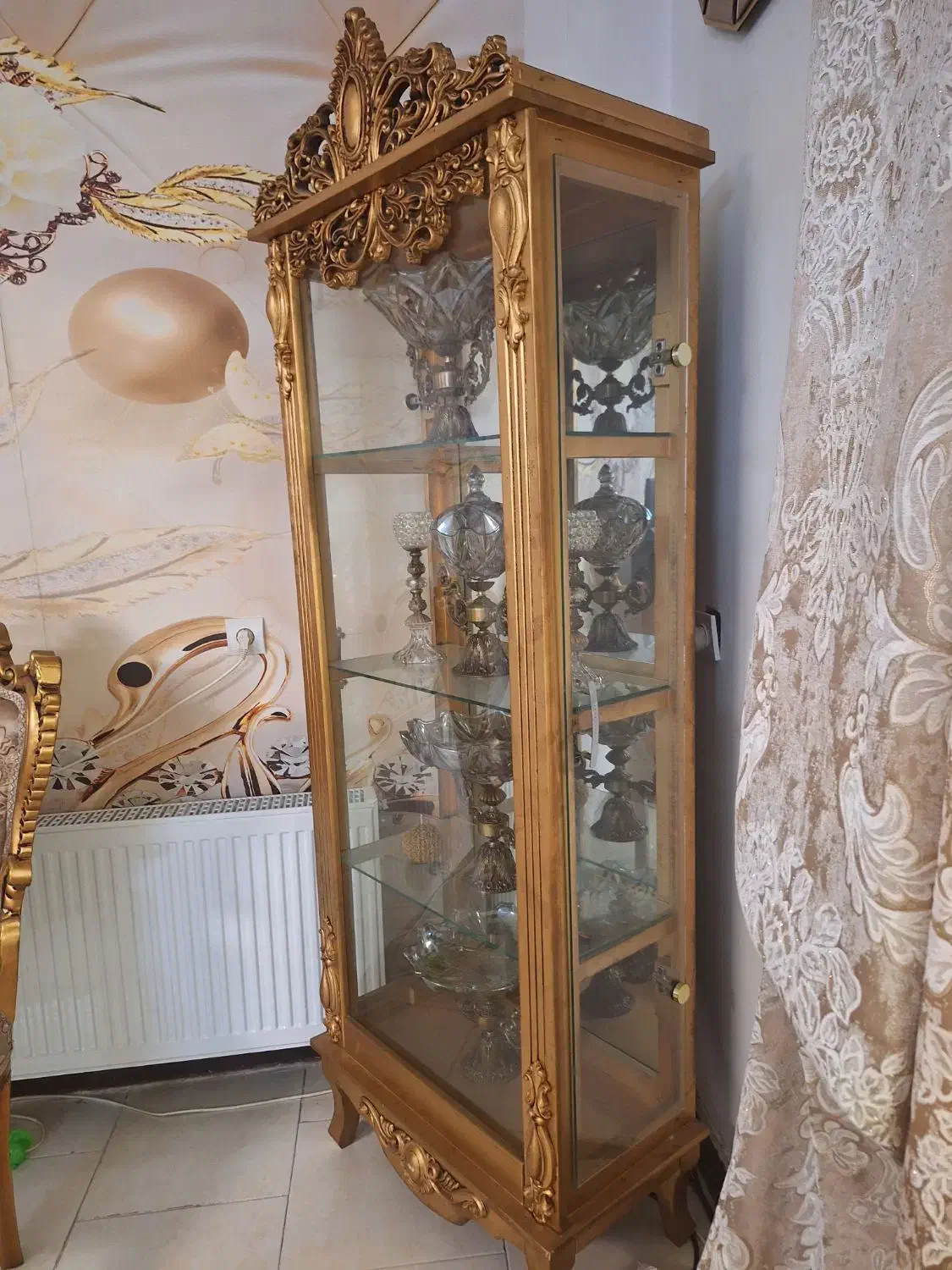 ویترین عالی بدون خط و خش نو|بوفه، ویترین، کنسول|آمل, |دیوار