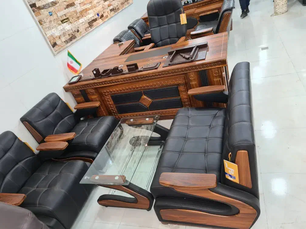 ست مبلمان اداری اهورا میز مدرن اطلس ۸۷|دفتر کار|بندرعباس, |دیوار