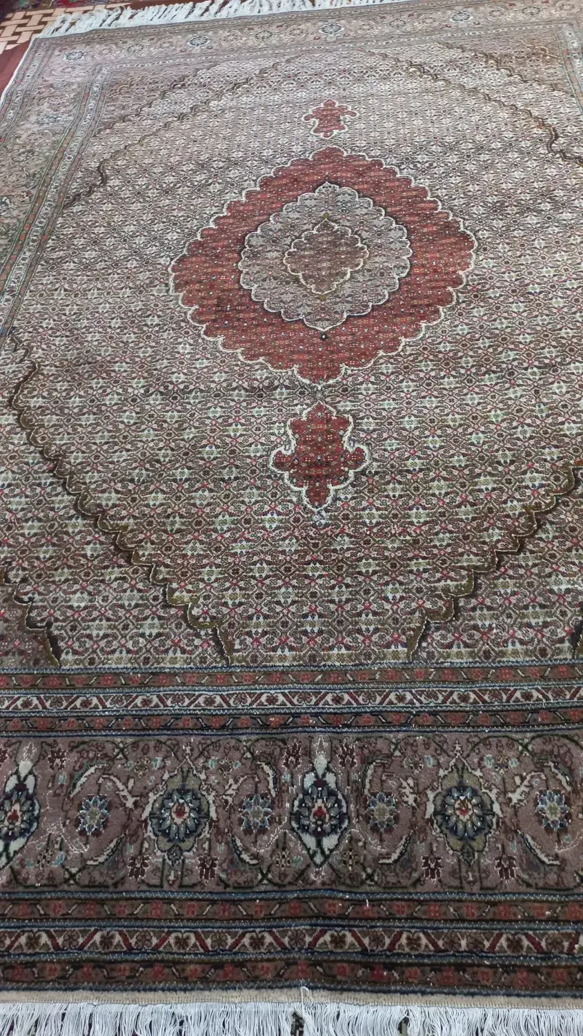 فرش دستباف جفت ۹متری ماهی|فرش|خوی, |دیوار