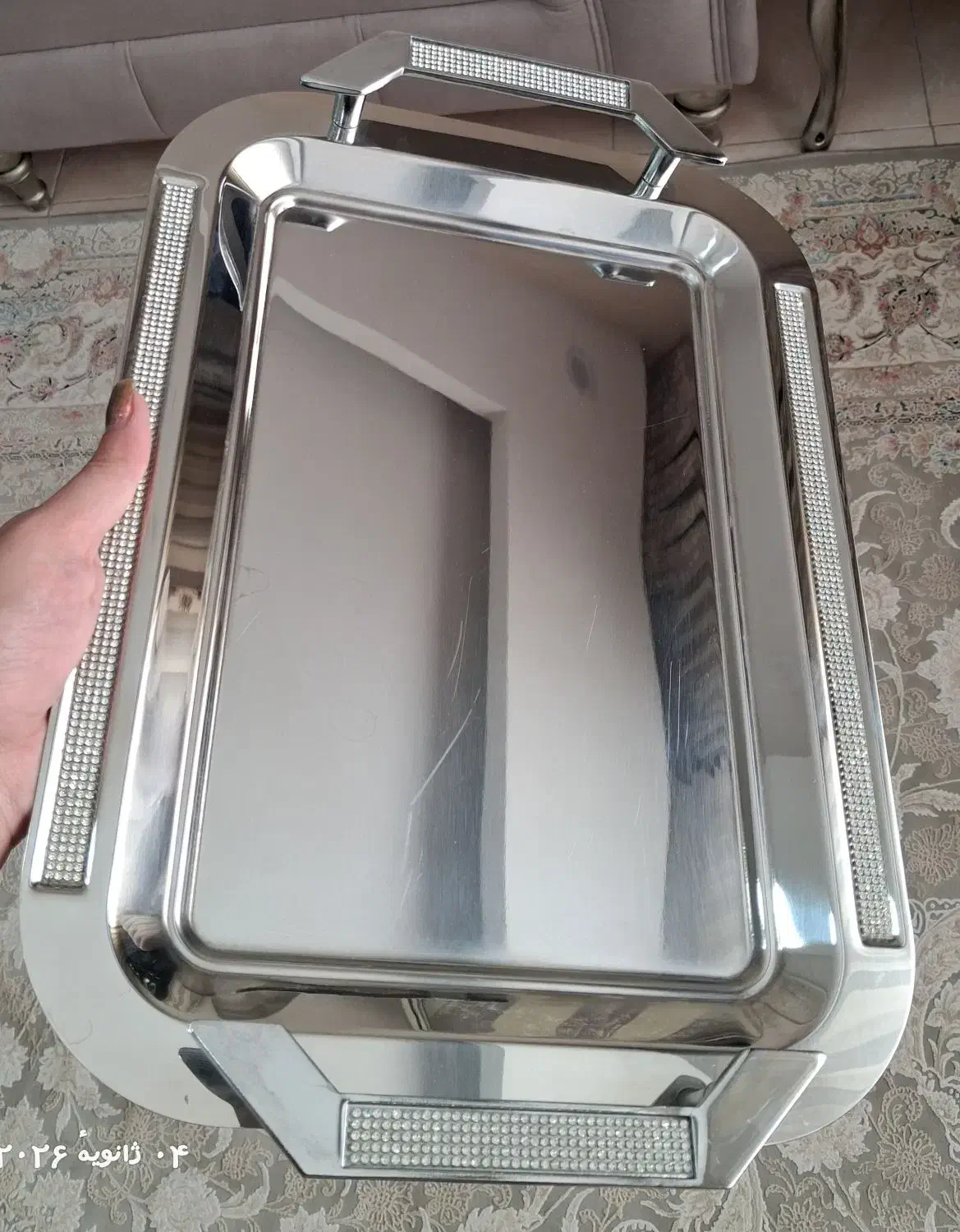 سینی استیل|ظروف سرو و پذیرایی|تربت‌حیدریه, شهرک ولیعصر|دیوار