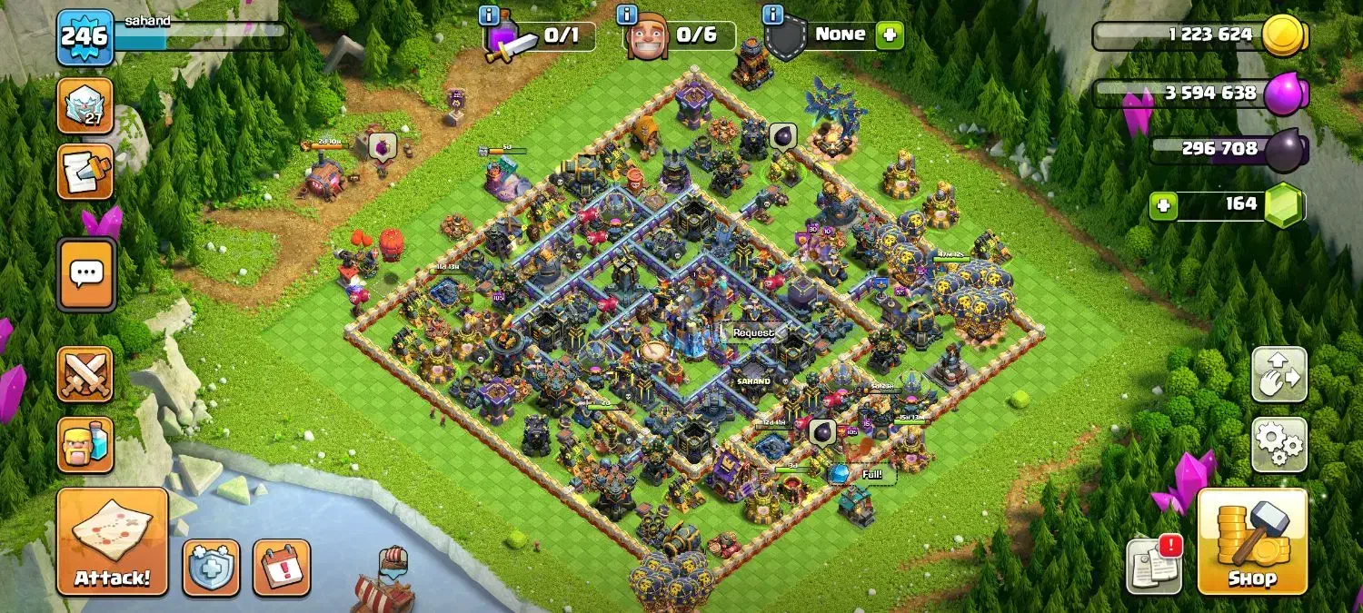 کلش آف کلنز تان ۱۸|کنسول، بازی ویدئویی و آنلاین|هریس, |دیوار