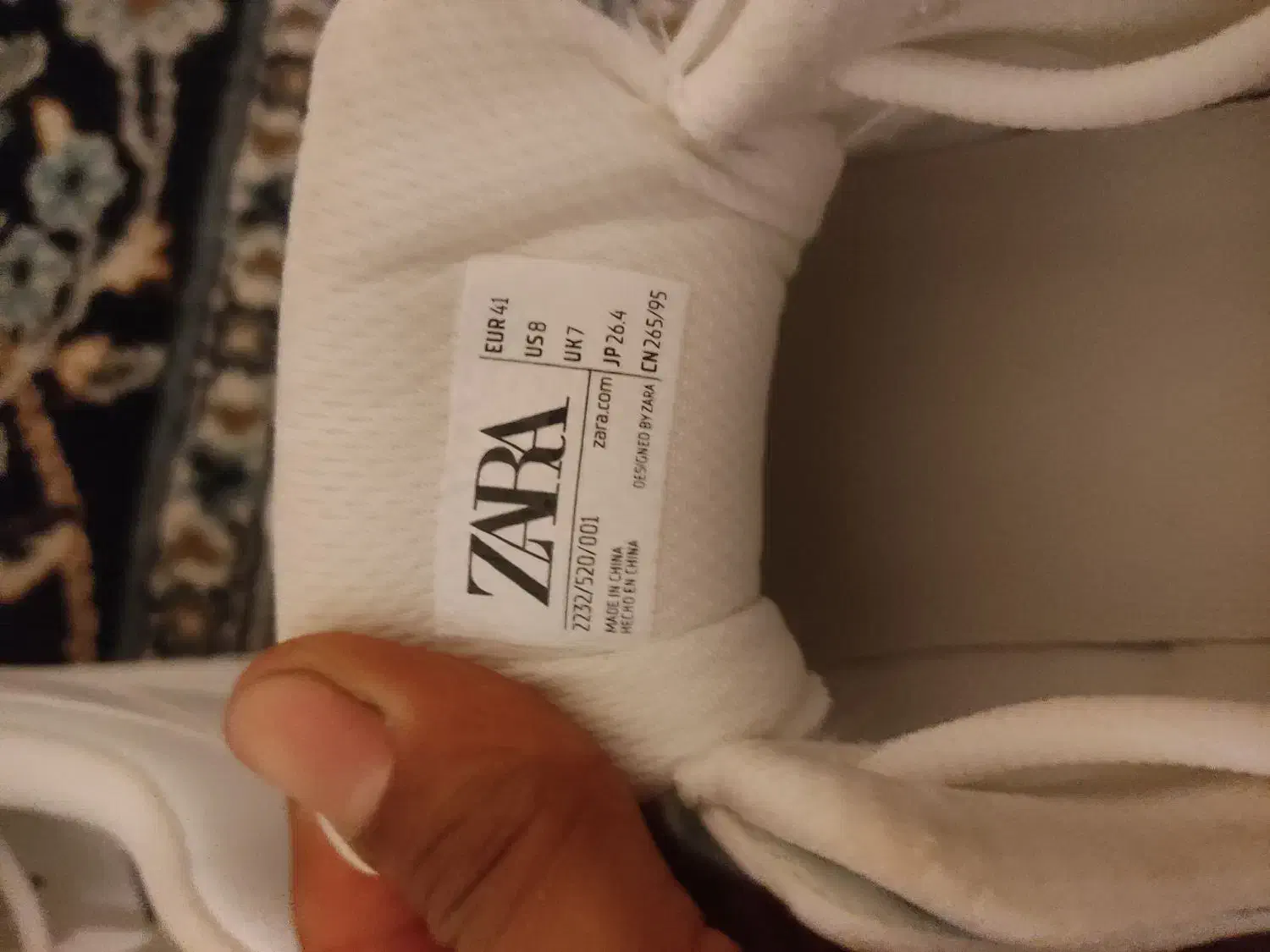 کتونی اورجینال زارا|کیف، کفش، کمربند|رباط‌کریم, نصیرشهر|دیوار