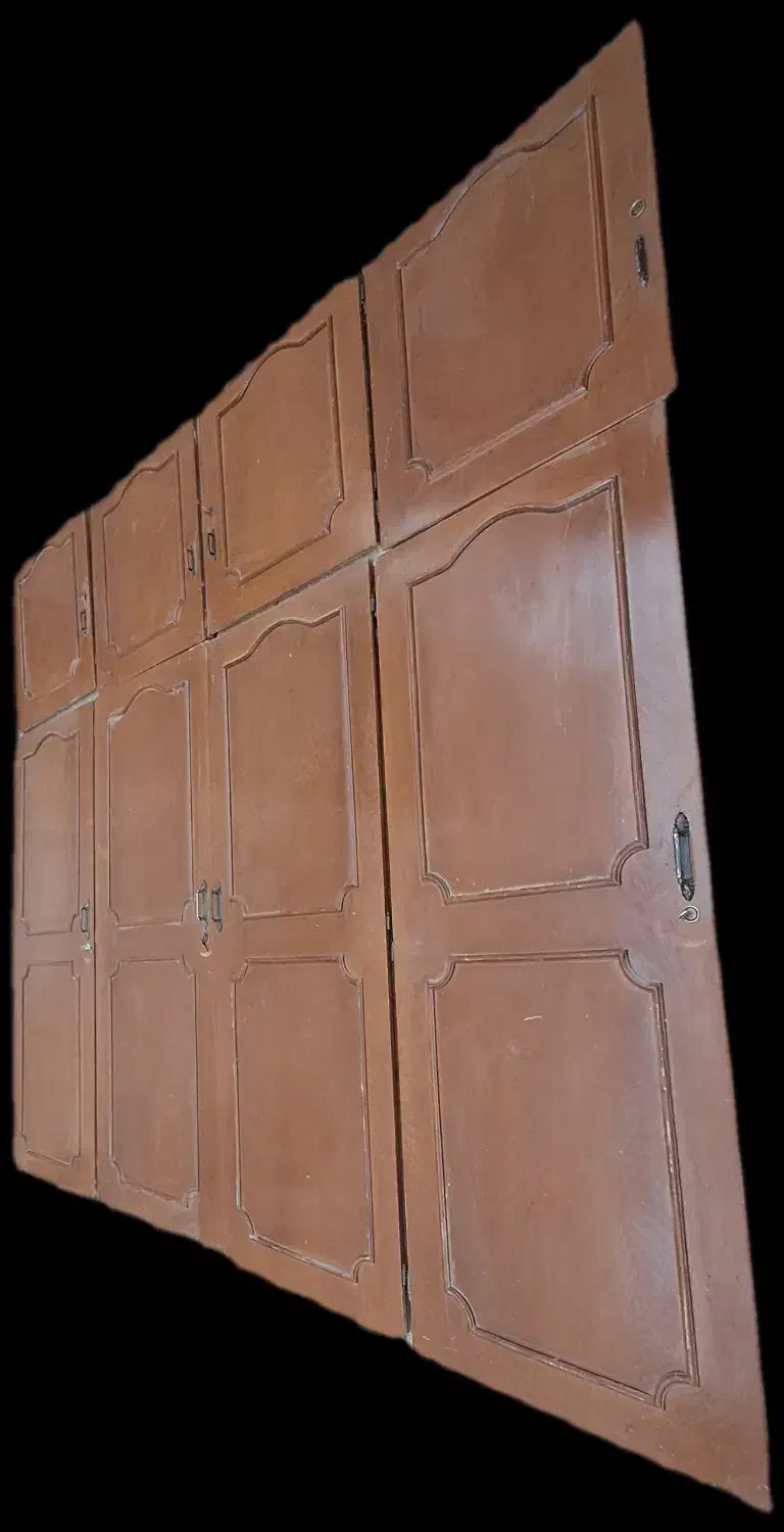 .درب کمدی|کتابخانه، شلف، قفسه‌های دیواری|تویسرکان, |دیوار