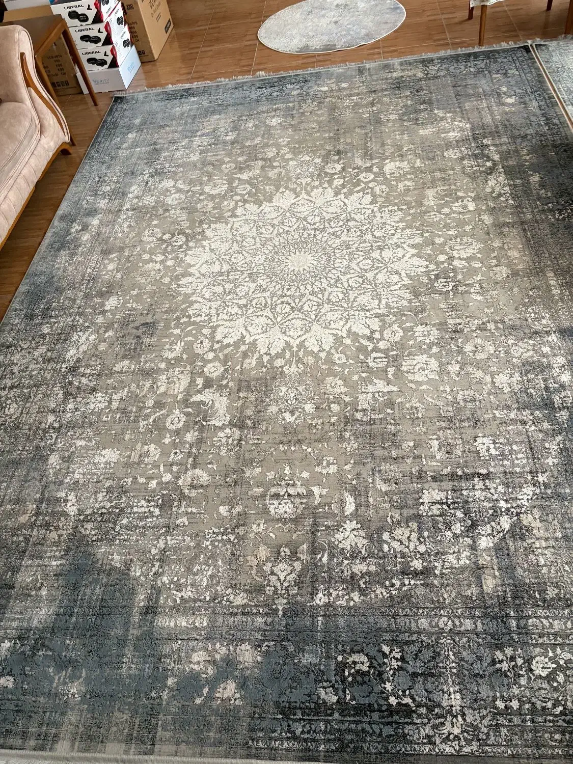 ۱جفت فرش۹متری|فرش|ساوه, |دیوار