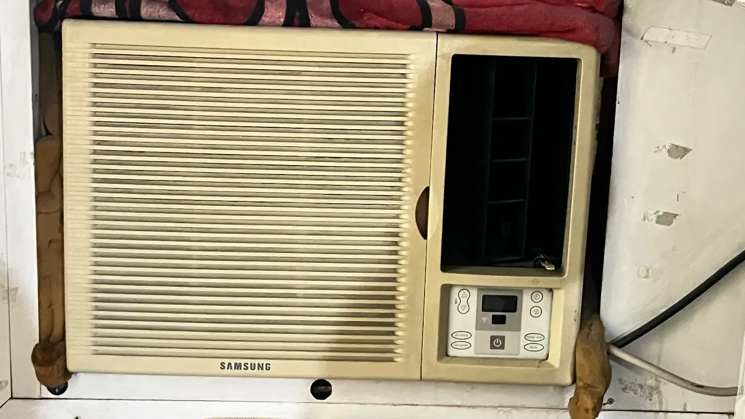 فروش کولر پنجره ای سامسونگ|کولر گازی و فن‌کوئل|رشت, چله خانه|دیوار