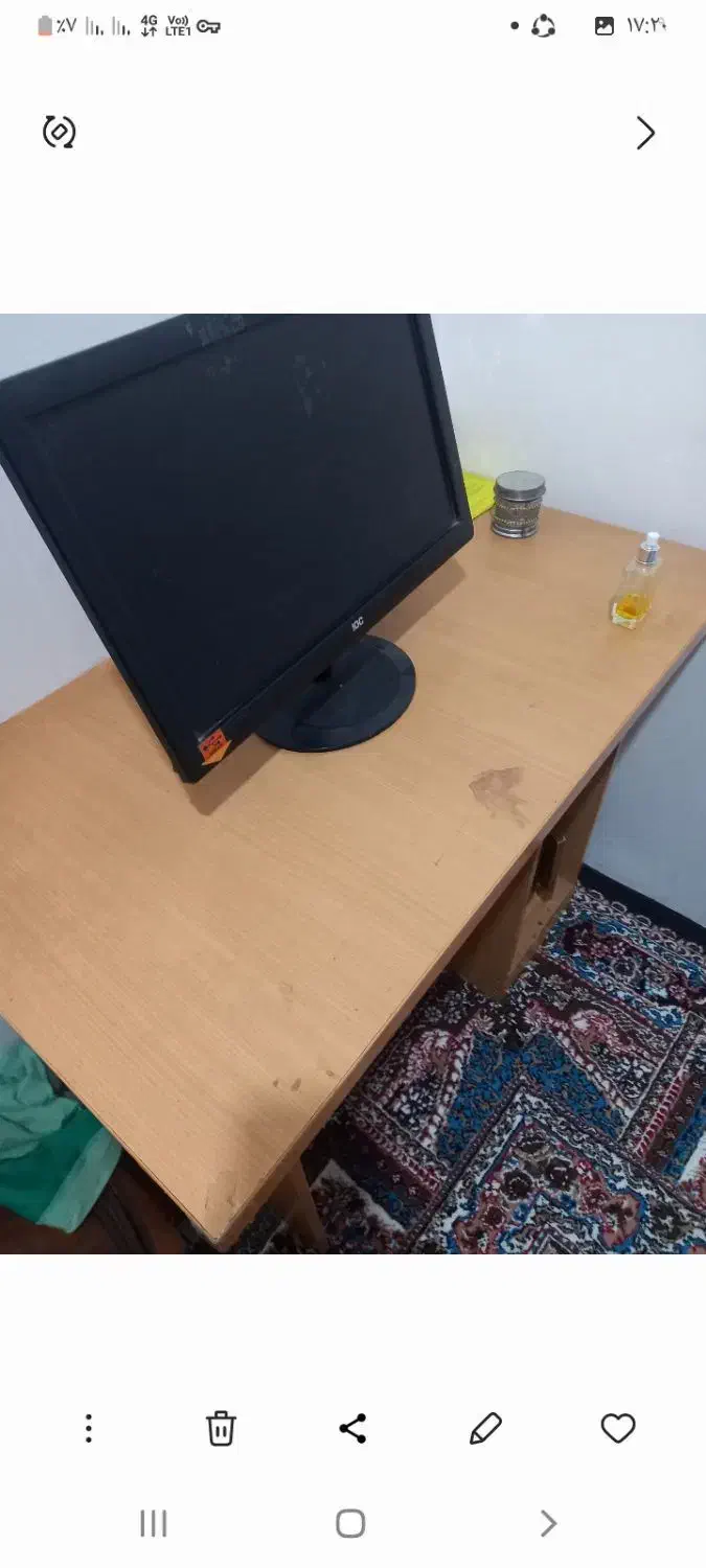 کامپیوتر و میز در حد نو|رایانه رومیزی|ایذه, |دیوار