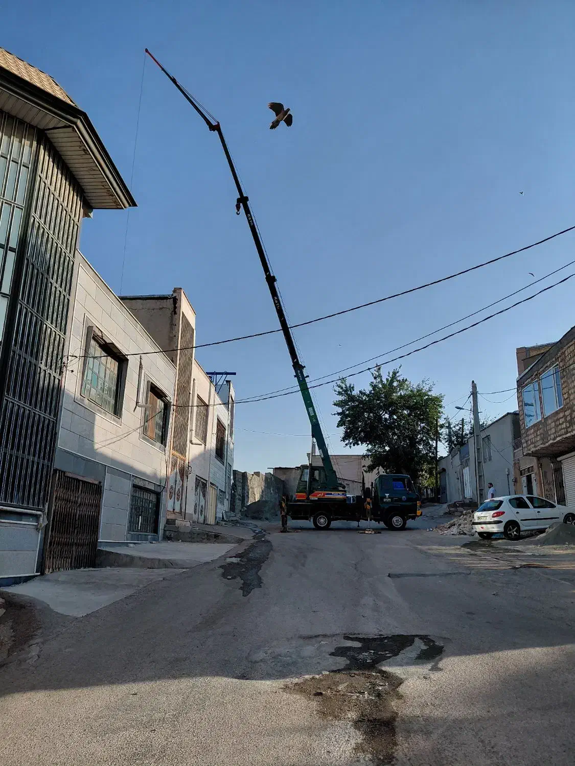 اجاره جرثقیل7تن 30متر دکل|خدمات حمل و نقل|کرمانشاه, |دیوار