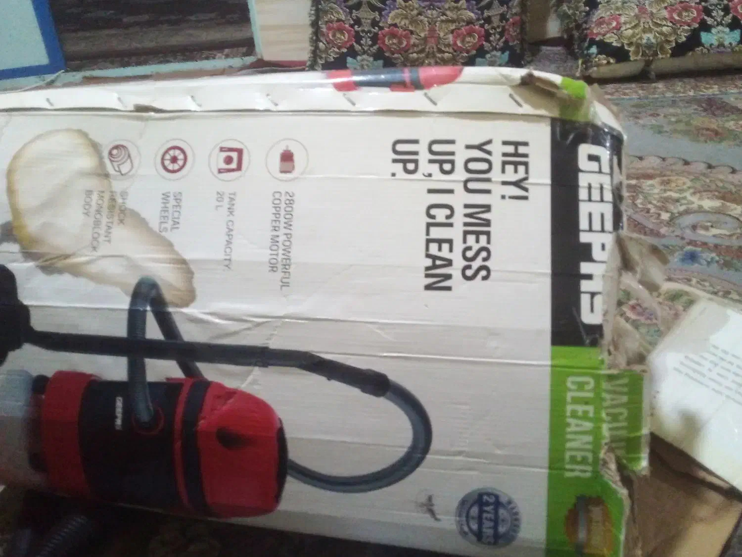 جاروبرقی جی پاس|جاروبرقی، جارو شارژی، بخارشو|میناب, |دیوار