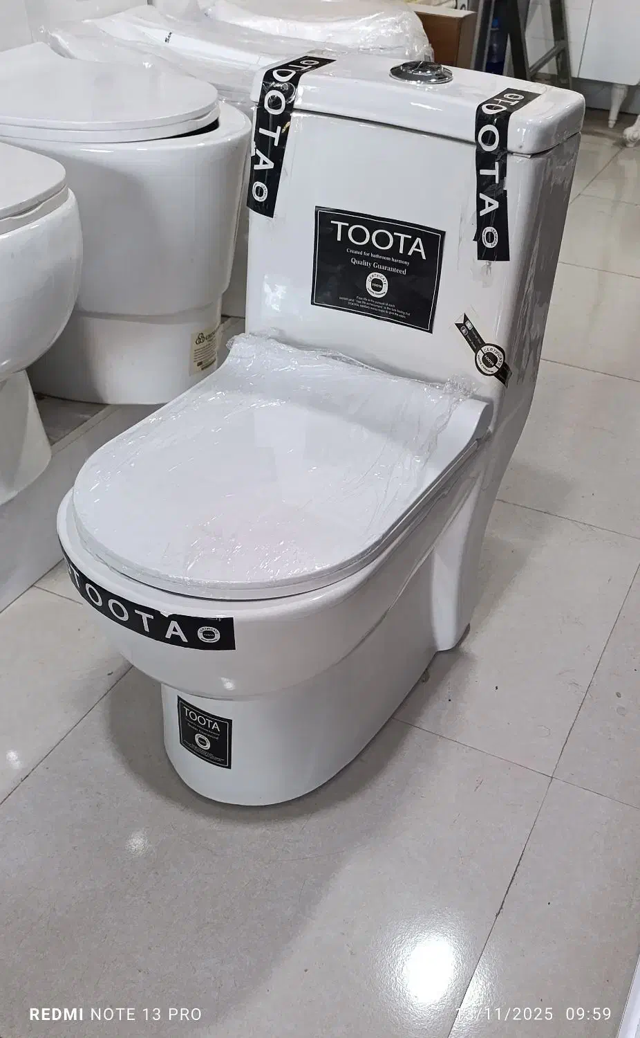 توالت فرنگی خروجی بزرگ|لوازم سرویس بهداشتی|ساوه, |دیوار