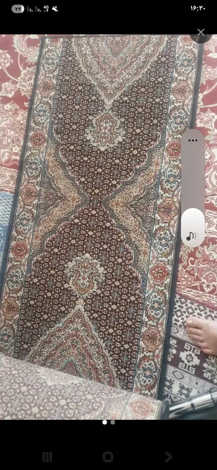 فرش پله هفتصد شانه درحدنو|فرش|خوی, |دیوار