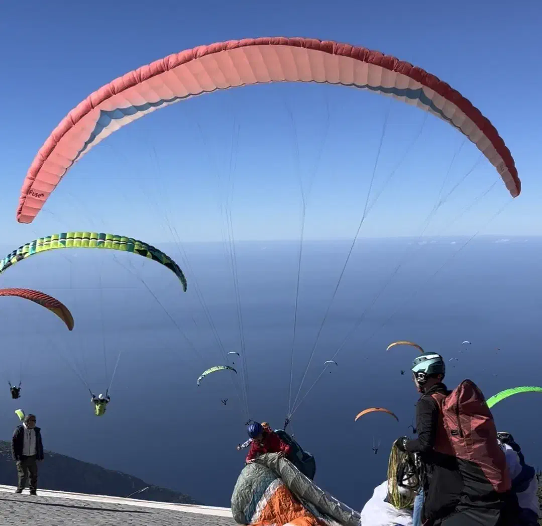 ست کامل پاراگلایدر تندم پرواز دونفره|تجهیزات ورزشی|تهران, شهرک چیتگر|دیوار